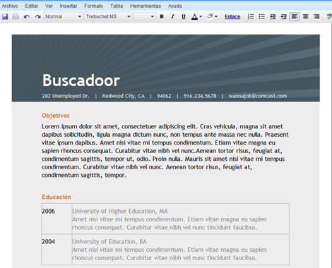 formato de curriculum vitae en formato curriculum vitae. formato de curriculum vitae en